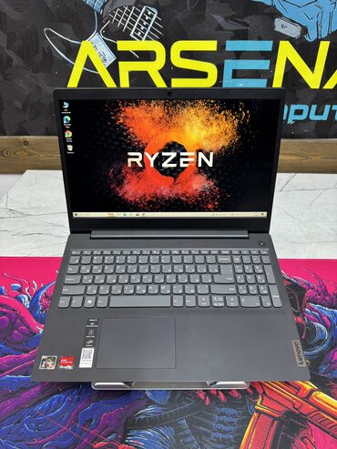 процессоры amd ryzen 3: Ноутбук, Lenovo, 12 ГБ ОЭТ, AMD Ryzen 3, 15.6 ", Жумуш, окуу үчүн, эс тутум SSD