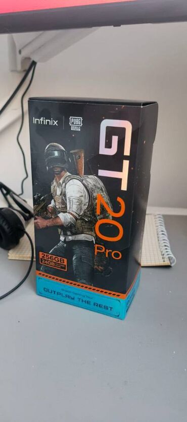 infinix gt 10 pro цена бишкек: Infinix GT 20 Pro, Колдонулган, 256 ГБ, түсү - Боз