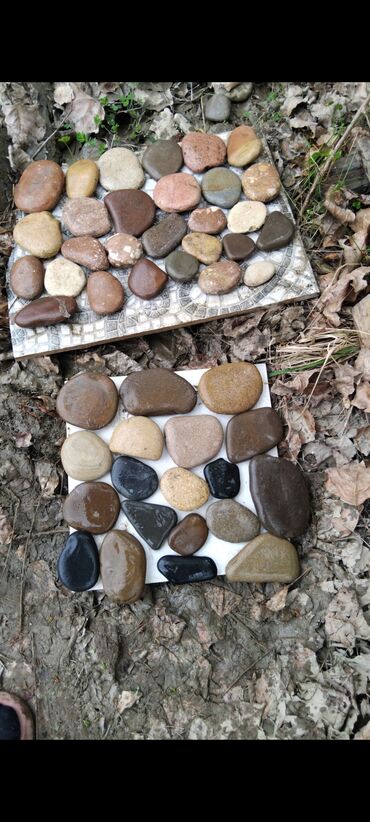Dekorativ daşlar: Hər cürə dawlarin,satiwi əsasən çay daşları istədiyiniz formada — 9