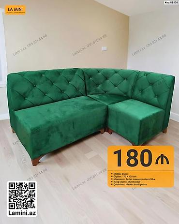 Диваны: Mətbəx divanı – La Mini - Ölçülər: 170 × 120 sm - Mexanizm: Açılan — 1