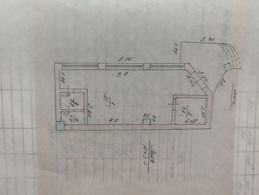 аренда земли: Сатам Дүкөн Турак үйдө, 41 кв. м, Жаңы ремонт, Эшиги өзүнчө, 1 кабат