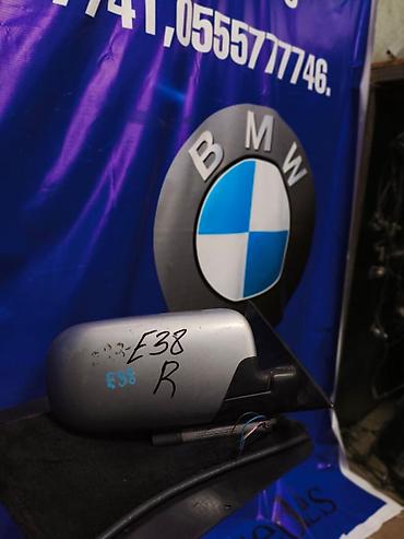 e38: Боковое правое Зеркало BMW Б/у, Оригинал — 1
