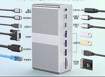 thunderbolt display: Универсальная док-станция/USB‑C хаб в алюминиевом корпусе Основные — 1