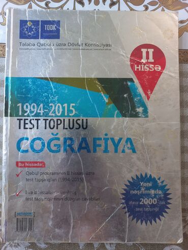 az dili test toplusu 2ci hisse pdf: Coğrafiya test toplusu 2ci hissə 1994 2015