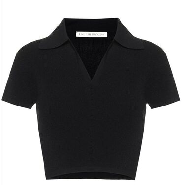 Cinslər: Buzovna. Zara qısa top – qara crop - Ölçü: EUR M (etiketdə