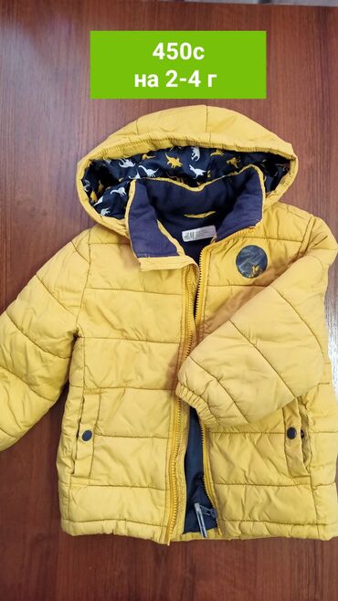 теплая куртка: Куртка деми на 2-4 г H&M б/у
450с