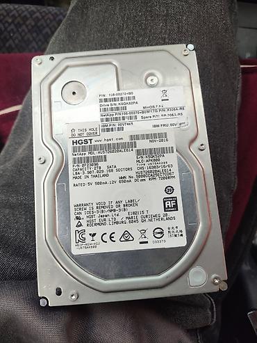 ibm: HGST 3.5" HDD – 2TB, 7200RPM, SATA - Model: HGST HUS726020ALE614 — 2