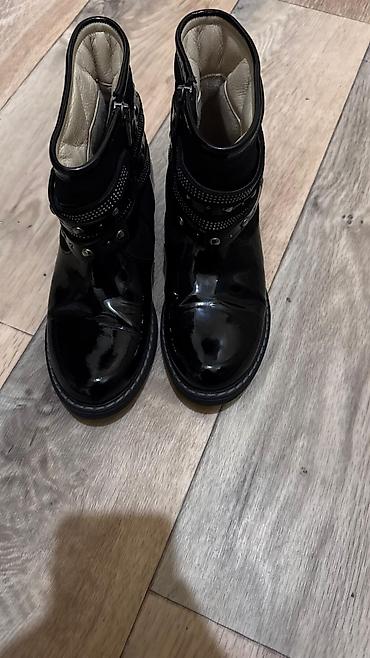 полусапожки: Детские полусапожки Toflani Kids Shoes, черные. Описание: - Материал — 3