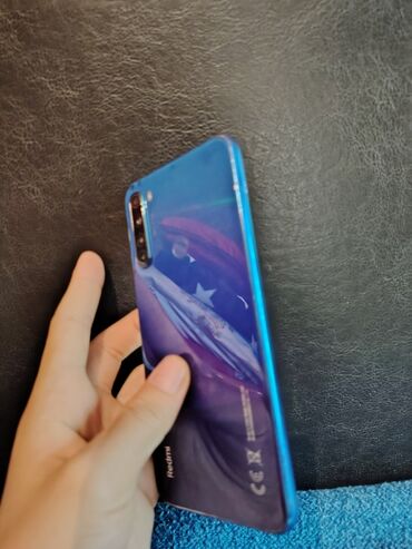 xiaomi note 9t: Xiaomi Redmi Note 8T, 64 GB, rəng - Göy, 
 Face ID, İki sim kartlı, Barmaq izi