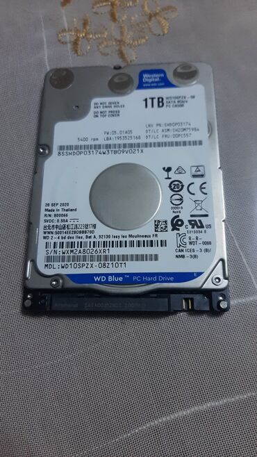 купить процессор для ноутбука core i5: Накопитель, Б/у, Western Digital (WD), HDD, 1 ТБ, 2.5", Для ноутбука