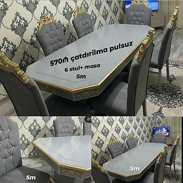 Masa və oturacaq dəstləri: Mətbəx üçün, Açılmayan, Dördbucaq masa, 2 stul — 40