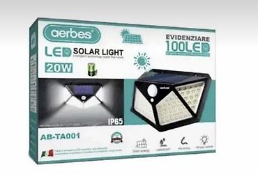 ir lampa: Aerbes LED solarna svetiljka 20W – 100 LED, IP65, sa senzorom pokreta — 1