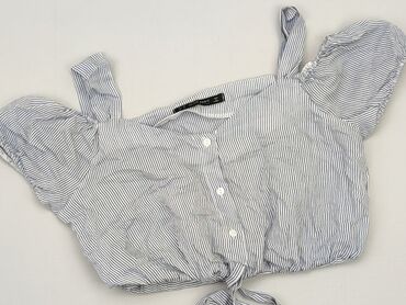 granatowy t shirty w serek: Polo shirt, S (EU 36), condition - Very good