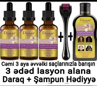 sac serum: Disaar serum -Saç tökülməyə qarşı lasyon bitkiseldir, heç bir