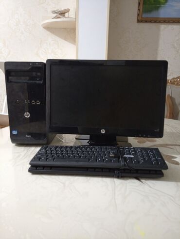 Boşqablar: HP stolüstü kompüter dəsti Komplekt: - HP masaüstü sistem bloku (HP