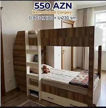 3 mertebeli kravatlar: İki mərtəbəli çarpayı. Otaqda yerə qənaət edən funksional dizayna — 1