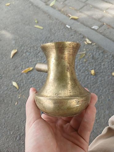 Продаю советскую турку для кофе. Цена: 300 сом. Материал латунь марки