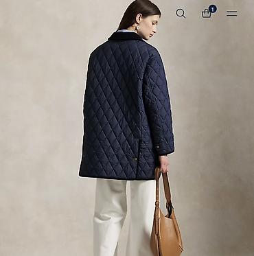 зимный пальто: Стеганая куртка Polo Ralph Lauren, женская, размер L, большемерит - — 2