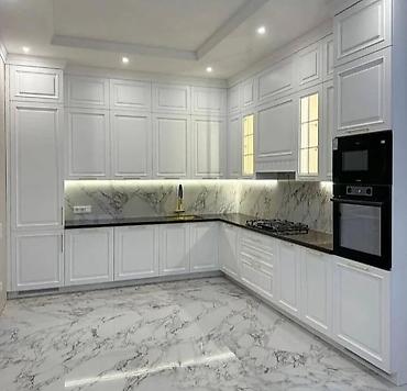 Sifarişlə mətbəx mebeli: Sifarişlə mətbəx dəsti, Özü çəkən petlələr, MDF, Kredit yoxdur, Pulsuz çatdırılma — 15