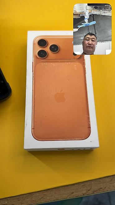Уюлдук телефондор жана аксессуарлар: IPhone 17 Pro Max, Колдонулган, 512 ГБ, Куту, 100 % — 2