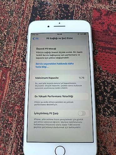 Apple iPhone: IPhone 8 Plus, 64 GB, Gümüşü, Barmaq izi — 7