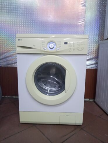 магазин запчастей стиральных машин: Стиральная машина LG, Б/у, Автомат, До 5 кг, Компактная