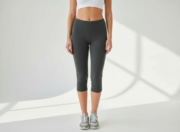 legginsy push up szare: Janina, Legginsy Sportowe damskie, rozmiar M