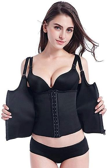 Бандажи, корсеты, корректоры: Майка корсет уменьшает объем бедер — 6