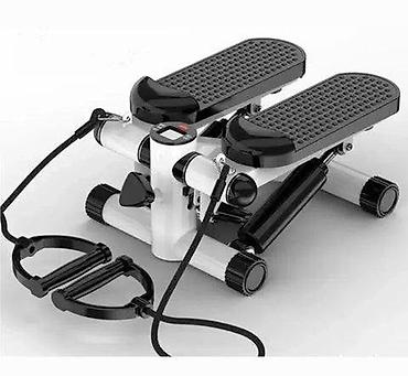tramp: Mini stepper sa elastičnim trakama je praktična fitness sprava — 1
