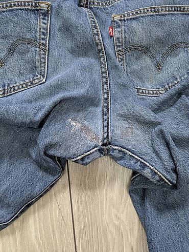 Джинсы: Мужские джинсы, M, LeviS, Б/у, цвет - Синий, Самовывоз, Платная доставка — 6