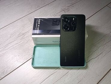 машина с российскими номерами: Redmi, Redmi Note 14, Колдонулган, 128 ГБ, түсү - Кара, 2 SIM