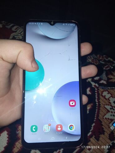 samsunq telfonlar: Samsung Galaxy A03, 32 GB, rəng - Qızılı