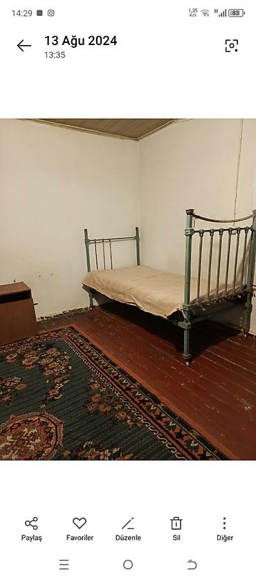 saray heyet ev type 1: 1 otaqlı həyət evi (şəxsi həyətdə) - Plan: 1 yataq/yaşayış otağı — 2