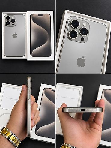 iphone 16 pri: IPhone 15 Pro Max, 256 GB, Natural Titanium, Face ID — 2