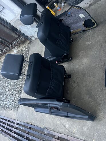 Сиденья: Комплект сидений, Кожа, Mercedes-Benz 2001 г., Б/у, Оригинал, Германия — 3