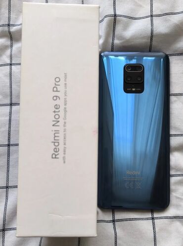 телефон флай 154: Xiaomi Redmi Note 9S, 128 ГБ, цвет - Голубой, 
 Кнопочный, Сенсорный, Отпечаток пальца