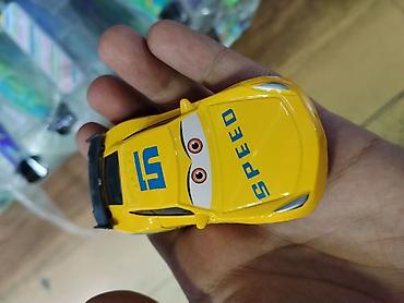 игрушечный руль: Игрушечная машинка «SPEED» — компактный желтый спорткар с мультяшными — 1