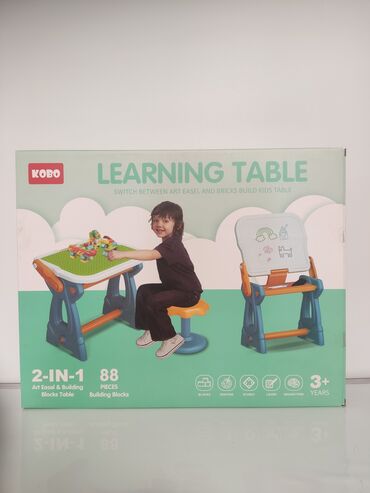 детский доска для рисования: Детский обучающий стол KOBO Learning Table 2‑в‑1 -
