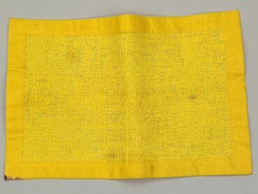 Textile: PL - Napkin 44 x 30, color - Yellow, condition - Good