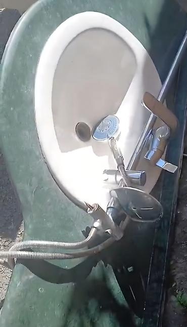 hamam ucun aksessuarlar: Ağ rəngli vanna otağı mebel dəsti - Material: MDF/laminat əsaslı — 5
