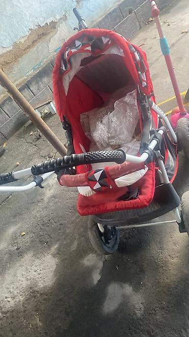 коляска текнум 3 в 1: Детская коляска-трансформер Babyton, красная - Тип — 2