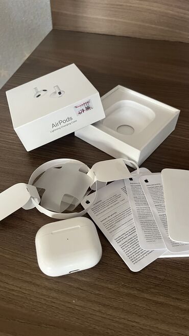 blutuz qulaqlıq: Orgenal Airpods 3 ideal vezyyetde 480 manata alinib