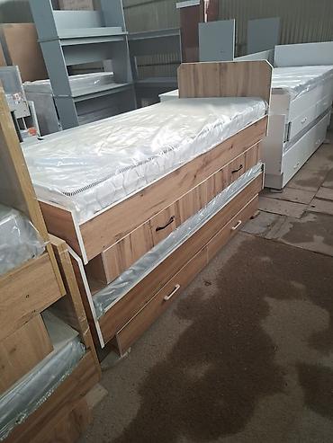 bunk bed: Односпальная кровать, Новый, С матрасом, длина - 190 см — 5