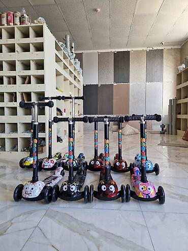 maşın ucun basavik: Uşaq skuterləri – 3 təkərli, dönmə mexanizmi ilə - Model: “Scooter” — 1