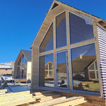 Алюминиевые окна на заказ: Арзан жана сапаттуу эшик терезелерди жасап беребиз жеткируу жана — 5