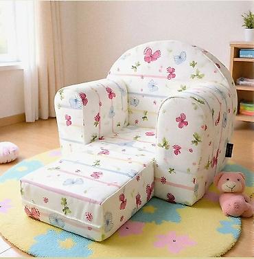dvosed za decu: 🌈BAMBI foteljica 🪑Dimenzije:55×45 cm ✨ Sedeći deo: 30×30 cm 🛏️ — 4