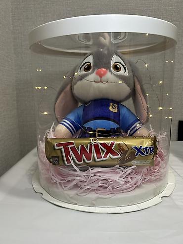 Подарки и сувениры: Подарочные композиции в прозрачном шаре с мягкой игрушкой - — 15