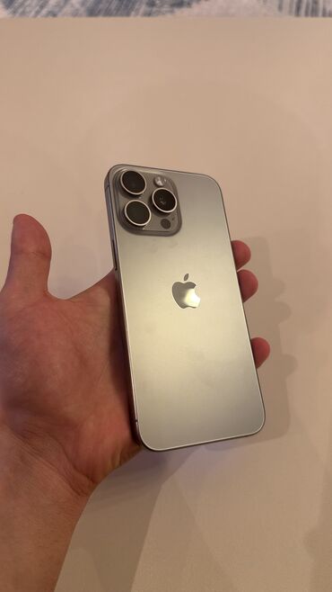 Apple iPhone: IPhone 15 Pro Max, 256 GB, Natural Titanium, Face ID