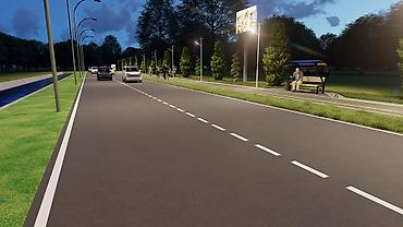 Фасадные 3D панели: Архитектурная 3D-визуализация уличной инфраструктуры Профессиональные — 16