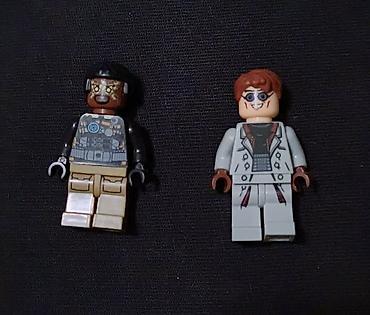 LEGO minifiqur dəsti – 2 ədəd - Sol fiqur: qara qalstuklu və taktiki